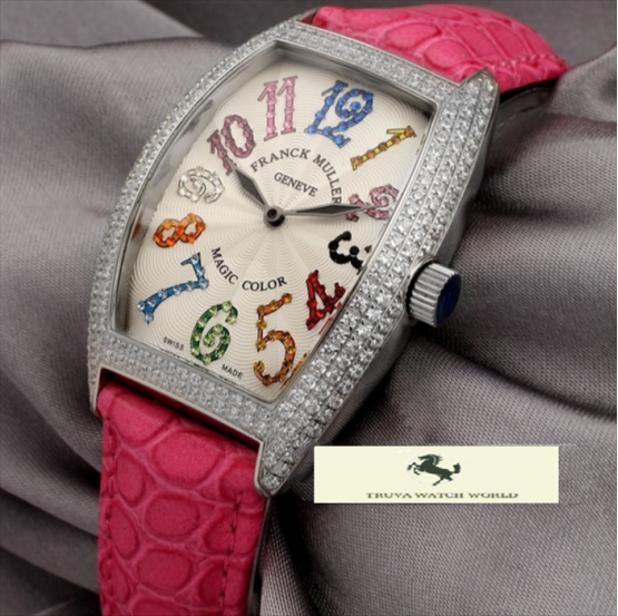 HK813 FRANK MULLER GENEVE MAGİC COLOR PEMBE BAYAN SAATİ